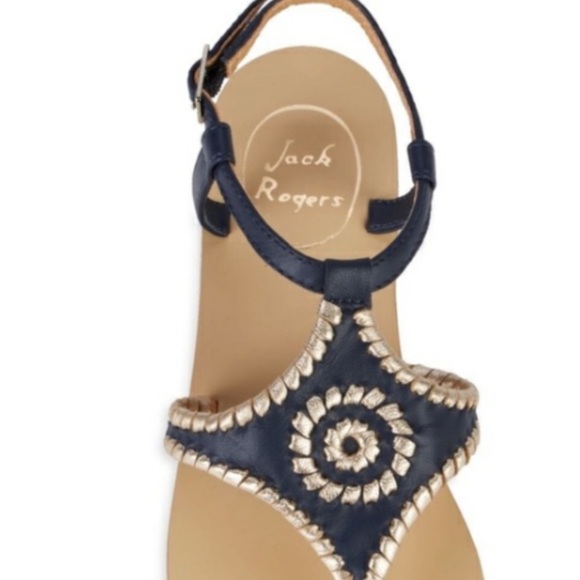 Maci Sandal in Midnight and Platinum by Jack Rogers 6m - Picture 2 of 7